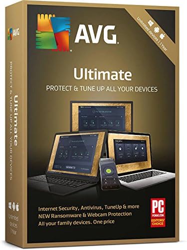 Download AVG Ultimate Protection 2019 | 1 Year | Unlimited Devices | New & Existing Customers - Protects All Windows, Android and Mac OS X * IGNORE SHIPPING READ PRODUCT DESCRIPTION FOR DELIVERY INFORMATION