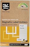 Marca 3L  PORTAETIQUETAS MAGNETICO BOLSA 6UNIDADES 25X75MM 10810