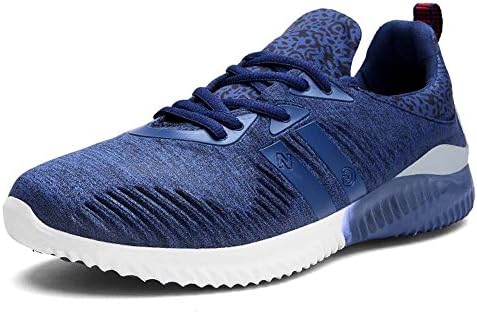 Mengxx Men's Casual Shoes BreathableSneakers Running Shoes (10 UK = EU 43, Dark Blue)