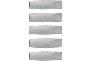 Faber-Castell Grip 2001 Rubber Eraser Cap - Grey (Pack of 5)