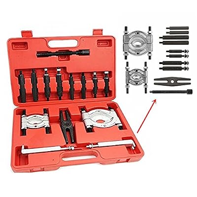 Sailun 14 pièces universel Bearing Séparateur Kit extracteur roulement Extracteur de roue polaire Couteau à tronçonner Jeu d'outils Roulement Extracteur Kit