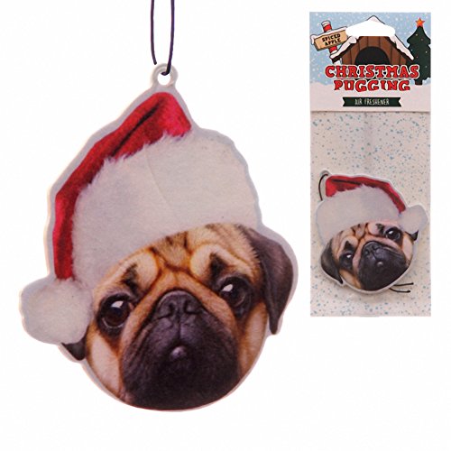 Christmas Pug Air Freshener