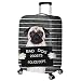 Produktbild GWELL 3D Tier Cartoon Elastisch Kofferhülle Kofferschutzhülle Luggage Cover mit Reißverschluss Reisekoffer Kofferbezug Gepäck Cover Abdeckung Hund-2 XL für 29-32 Zoll