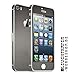 IPHONE 5S SILBER GRAU MATT FOLIE SKIN ZUM AUFKLEBEN bumper case cover schutzhülle i phone