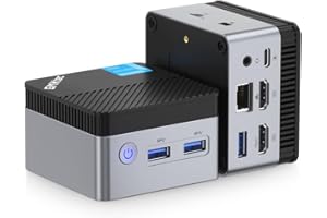 GMKtec Nucbox5 Mini PC with Windows 11 Home, Intel 11th Generation N5105 CPU, 8GB DDR4 RAM, 512GB SSD Storage, Dual HDMI 4K, Dual WiFi, Gigabit LAN