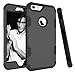 Produktbild MyCase IPhone 6 Plus/6S Plus Stoßdämpfung Dreischichtige Rüstung Defender Heavy Duty Robuste Hybrid Schutzhülle (Color : Black)