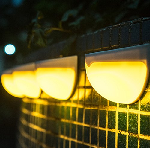 4 * Led Solar Lights Garden Solar Powered Light Energy Saving Lamp White/Warm White Waterproof IP65 Recessed Floor Light For Outdoor Garden warm white