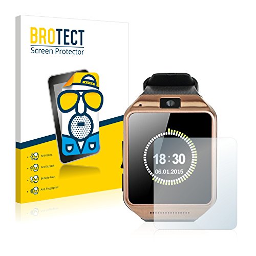 2x BROTECT Matte Displayschutzfolie fr Gearmax Smartwatch DZ09 Schutzfolie Matt, Antireflex Folie 2x BROTECT Matte Displayschutzfolie fr Gearmax Smartwatch DZ09 Schutzfolie Matt, Antireflex Folie