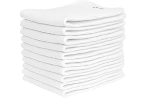 KOLO – Set di 10 inserti assorbenti – 4 strati, Bambù 100% lavabili e riutilizzabili. Kit di alta qualità, fodere adatte a tutti i pannolini riutilizzabili.