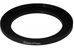 FIRSTING 52mm to 67mm Step-Up Ring Filter adapter (52mm-67mm) Camera Filter Ring for 67mm UV ND CPL Filter (MPIXO)
