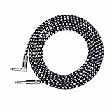 Rayzm Gitarre Kabel Geflochten - 5m Noiseless Gitarre / Bass...