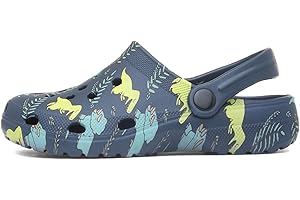 Shoe Zone - Cannock Boys Navy Dinosaur Print EVA Clog