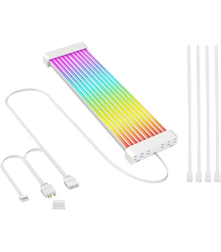 Cavo Prolunga ATX RGB Con 16,8 Milioni Di Colori – Illuminazione ARGB Per PC Gaming, Compatibile Con Schede Madri LED - 2