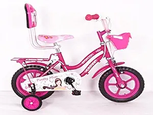 Kross Pretty Miss 12T Pink 402376 Recreation Cycle for Kids (Pink, White)