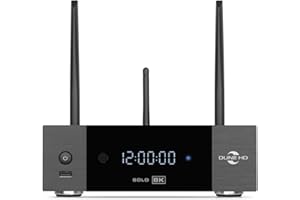 Dune HD Solo 8K, Lecteur multimédia, Android Box, Dolb Visio, Atmo, S928X, HD-Audio, HDMI, 2.1a, BT 5.2, WiFi6, 1Gbit, USB 3.0, 8GB / 64GB, 3.5 HDD Rack, Optical/Coaxial S/PDIF, 8Kp60, 4K, 1080p