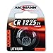 Produktbild ANSMANN Lithium Knopfzelle CR1225, 3 Volt, 1er Blister VE=5