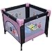 FoxHunter Baby Travel Playpen Infant Square Cot Bed Play Pen With Side Entry Portable Foldable Pink New
