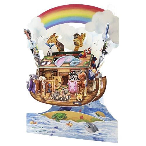 Santoro Santoro 3D - Tarjeta de felicitación desplegable con diseño de Arca de Noé