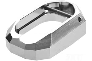 AIRSOFT SHOOTER SHOP Airsoft Softair 5KU Dom Stil Magwell für Tokyo Marui Hi-Capa Pistole Silber