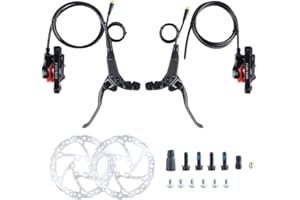 MOSUNDI Kit de frein hydraulique efficace pour vélo électrique 3 broches, avant 800 mm et arrière 1400 mm