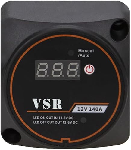 AULESSE Rel&egrave; Sensibile Alla Tensione, VSR 12V 140A Automatico Isolatore Intelligente A Doppia