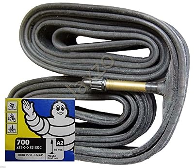 Michelin Airstop Tube de pneu Interne Valve Presta pour vélo A2 40 mm 25/32 125 g