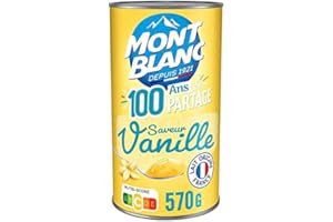 EPICERIE SUCRÉE MONT BLANC - Crème Dessert Vanille 570G - Lot De 4