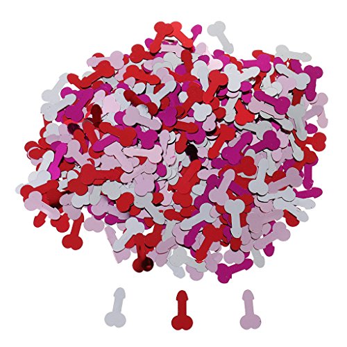 Gazechimp Bunte Konfetti Tischdeko für Paty
