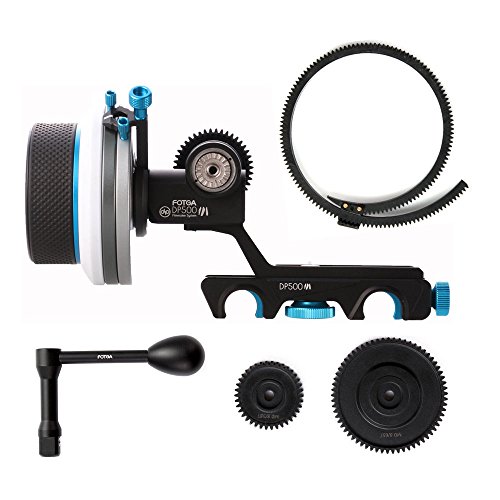 Fotga DP500III Dampen Follow Focus avec A / B Stop & Quick Release Clamp pour Blackmagic CCMB BMPCC 5DII III A7 A7S A7R2 A7RM2 GH3 GH4 7D D90 D7000 D7100 D7200 D750 D800 D810 DSLR BMPCC 4K