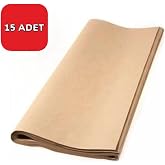 1. Kalite Kraft Kağıt Ambalaj &ndash; Hediye &Ccedil;eyiz & Paketleme Kağıdı 100x150 cm 15&rsquo;lu Saman Kağıt