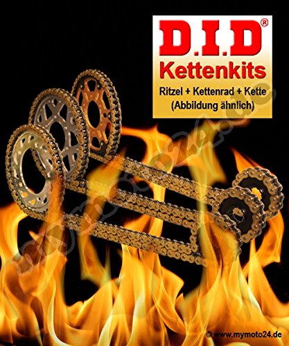 Price comparison product image DID Chain Set VX2–Type for Aprilia Moto 6.5 Steel Starck (MH) Bj, 2000
