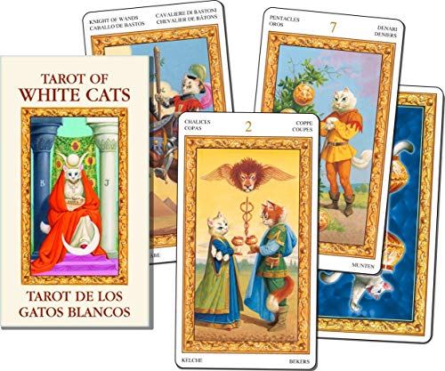 Lo Scarabeo - Karten: Tarot der weis(s) en Katzen klein -