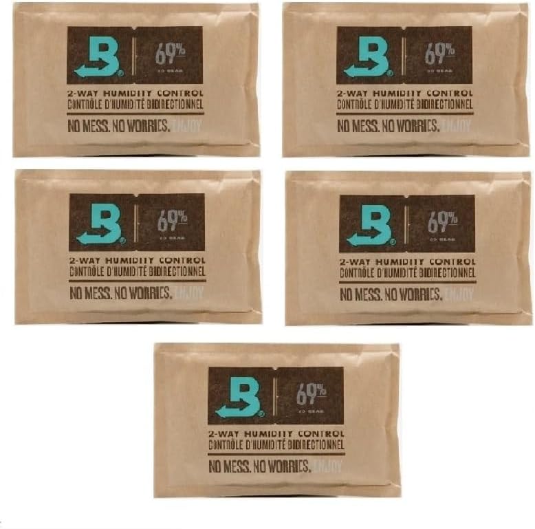 Boveda 69 60g Humidor Puro Kutusu Nemlendirici 5li Ekonomik Paket