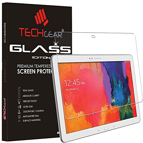 TECHGEAR Vidrio Compatible con Samsung Galaxy Tab Pro 12.2 (SM-T900/SM-T905) - Auténtica Protector de Pantalla Vidro Templado