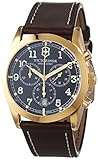 Victorinox Swiss Army Herren-Armbanduhr Analog Quarz Leder 241647
