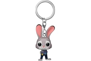 Funko Pop! Keychain: Zootopia 2 - Judy Hopps - Nowatorski breloczek do kluczy - winylowa mini figurka do kolekcjonowania - wypełniacz pończoch - pomysł na prezent - fani kreskówek/animacji