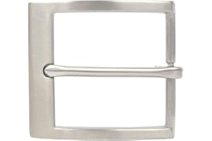 BELTINGER Fibbia per cintura in acciaio inox massiccio 4,0 cm | fibbia intercambiabile per cintura 40 mm in acciaio inox | fibbia a spillo | cintura intercambiabile fino a 4 cm