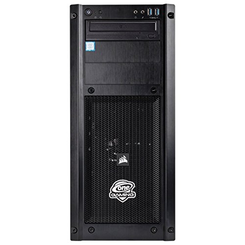 One Computer 24129 Gaming Desktop-PC (Intel Core i7-7700K, 240GB SSD, 2TB HDD, 16 GB HyperX Fury DDR4 SDRAM PC2400, NVIDIA Geforce GTX 1080 EXOC, Win 10 Home) schwarz - 4