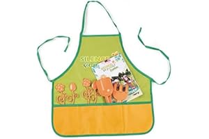 Smoby - Silence ça Pousse - Tablier de Jardinage pour Enfant - Poches Intégrées - Râteau + Pelle - Dès 3 Ans - 870310