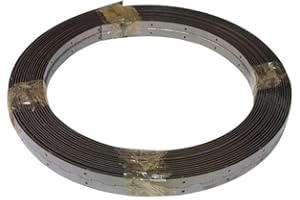 DUVER Rollo bisagra piano niquelada rollo 5 metros bisagra piano 32x0.7mm