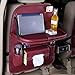 Produktbild Gu3Je Autositzlehne, Multifunktions-Aufbewahrungstasche mit Tablet-Ständer, Klapptisch mit Kickpad Weinrot