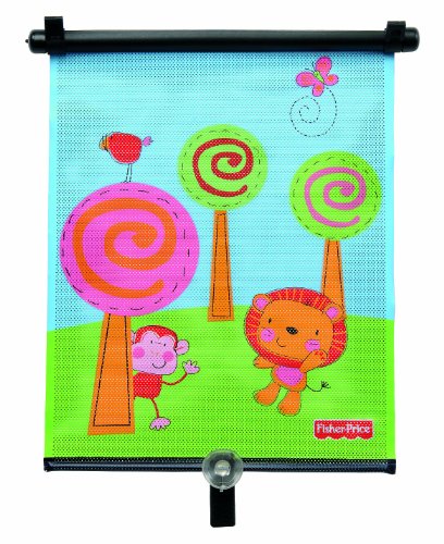Fisher Price Retractable Sunblind Twin Pack (Multi-Coloured)