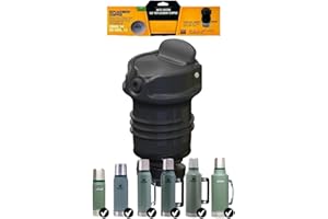 Tapon mate system para termos Stanley - precision perfecta para mate - Lid-Er by YAYA Market - mate stanley. (Compatible con 473 ML, 750 ML, 1L, 1.4L, 1.9L) Pico Cebador Stanley