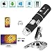 Produktbild Koolertron Digitales Mikroskop, USB, WiFi, kabellos, tragbar, Mikroskop, mit Vergrößerung, 1000 x HD, 2 Megapixel, 8 LEDs, für iPhone, iPad, Android, Windows Mac