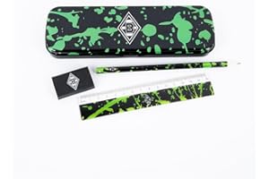 Borussia Mönchengladbach Set per la scuola, con righello in gomma e matita