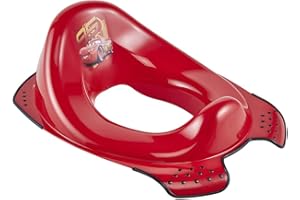 keeeper Reductor de Inodoro Cars de Disney, De 18 Meses a 4 Años, Antideslizante, Ewa, Rojo Cereza
