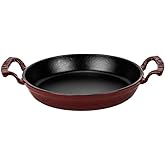 Lava D&ouml;k&uuml;m Yuvarlak Sahan D&ouml;k&uuml;m Demir Yekpare &Ccedil;ift Kulplu &Ccedil;ap 24cm Bordo, LV ECO Y TV 24 SHN BR