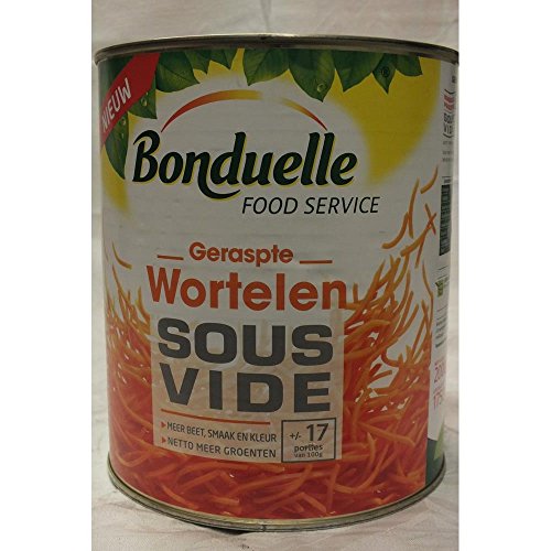 Preisvergleich Produktbild Bonduelle Geraspte Wortelen Sous Vide 2000g Konserve (geraspelte Möhren - Vakuum)