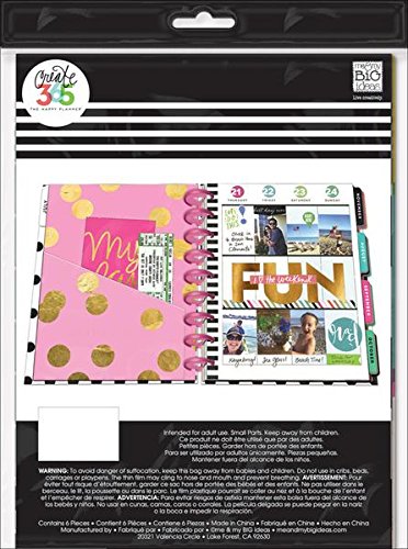 Me and my big Ideas schaffen 365 Happy Planer doppelseitig Pocket Ordner – Gut geplant Life - 3