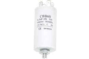 UFIXT Universal 6.3UF Microfarad Appliance Motor Start Run Capacitor